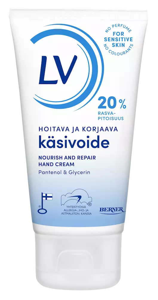LV 75 ml Hoitava ja korjaava käsivoide - Käsienhoitotuotteet - 6414505141191 - 1
