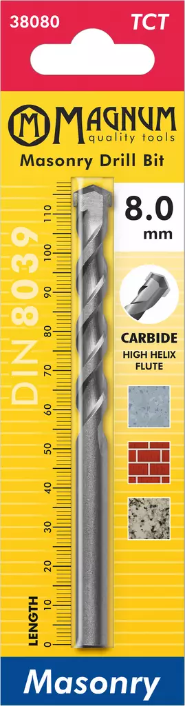 Magnum Kiviseinäporanterä 12mm - Kivi- ja betoniporanterät - 6418868381201 - 1