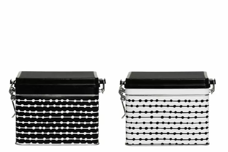 Maku helmi teepurkki musta - Ruoansäilytysastiat - 6410413290891 - 1