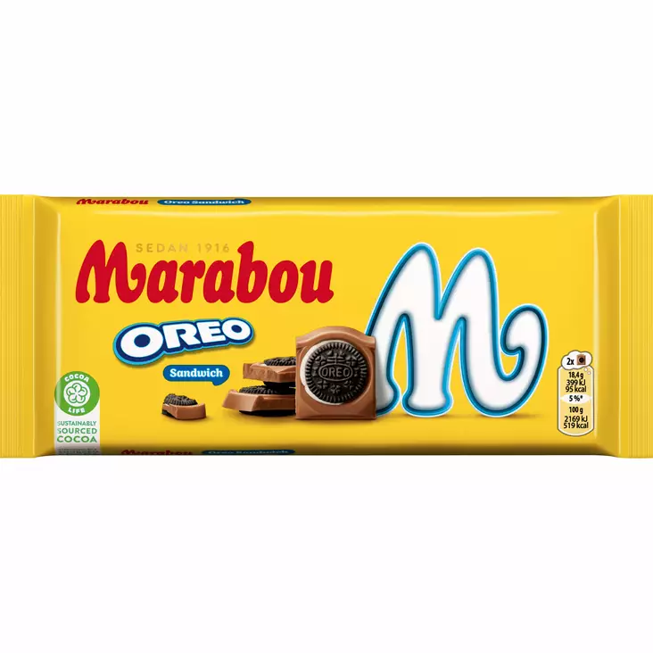Marabou Oreo sandwich 92g - Suklaat - 7622201437381 - 1