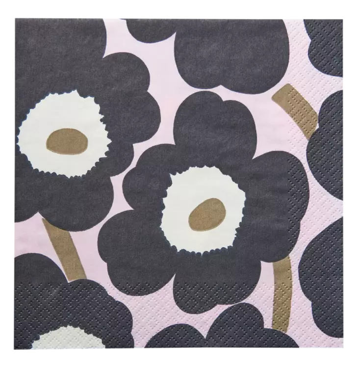 Marimekko Lautasliina Unikko 33cm - Lautasliinat - 6411633140751 - 1