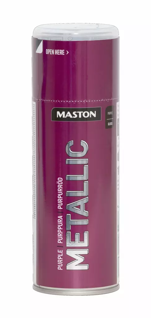 Maston Metallic Spraymaali Purppura 400ml - Spraymaalit - 6412492108111 - 2
