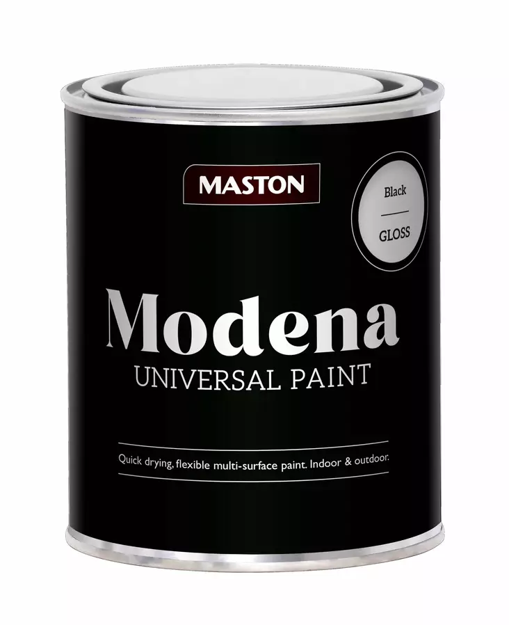 Maston Modena Kiiltävä Musta 1L - Muut ulkomaalit - 6412496040011 - 2