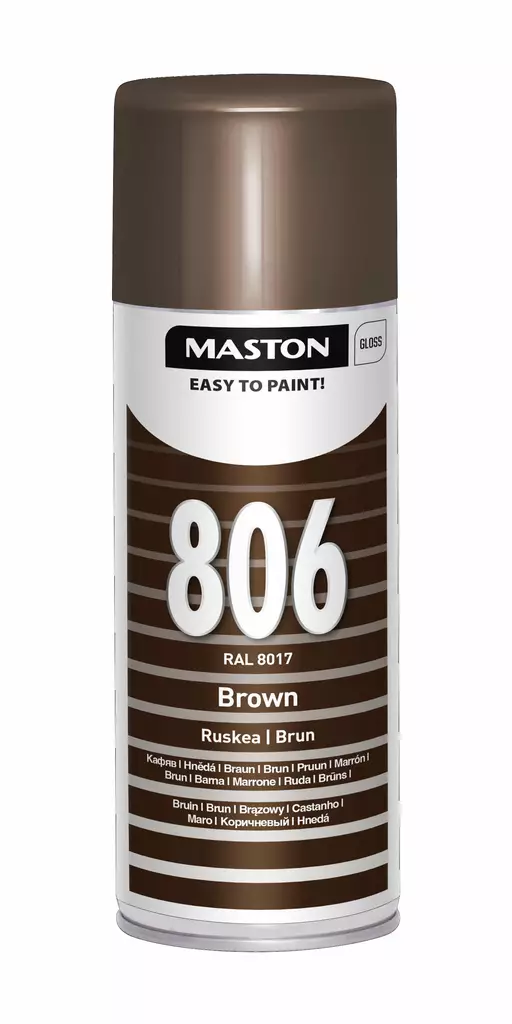 Maston Spraymaali 100- Ruskea 806 400ml - Spraymaalit - 6412491008061 - 2