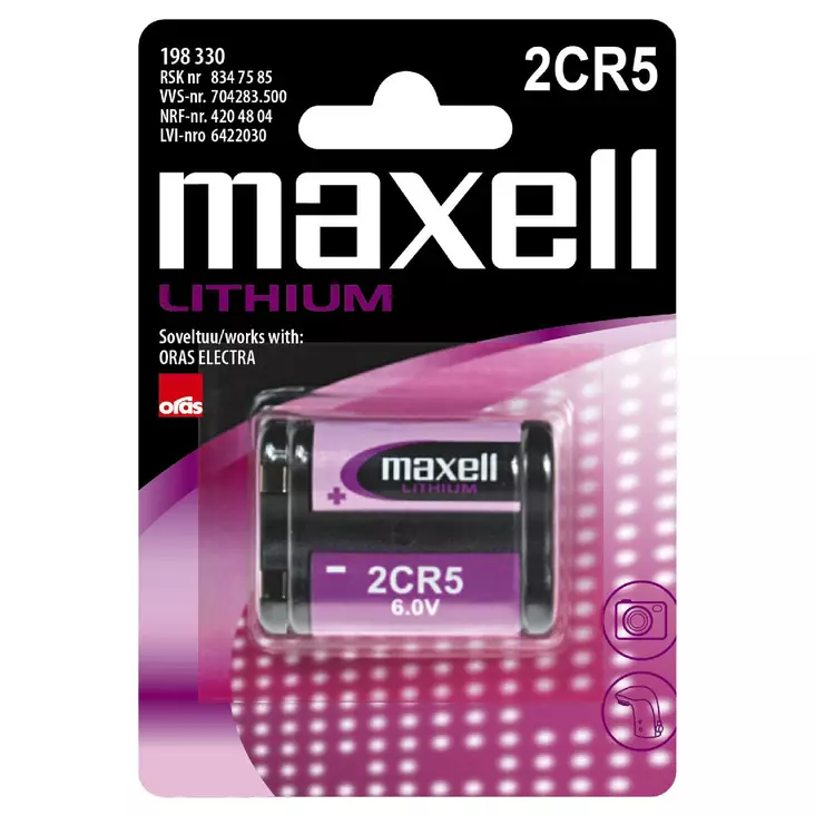 Maxell 2cr-5 hanaparisto 1kpl - Erikoisparistot - 4902580131371 - 1