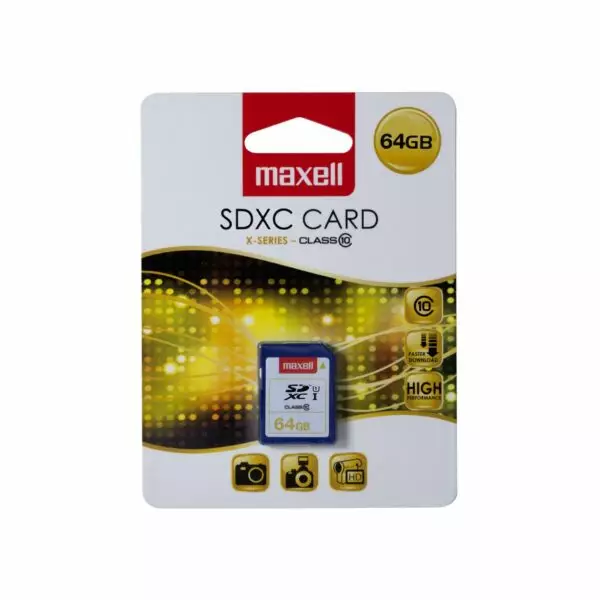 Maxell SDXC 64GB SD-kortti - Muistitikut ja muistikortit - 4902580732721 - 1