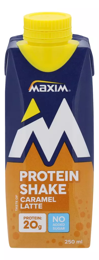Maxim protein shake caramel latte - Urheiluravinteet ja -valmisteet - 7070866042721 - 1