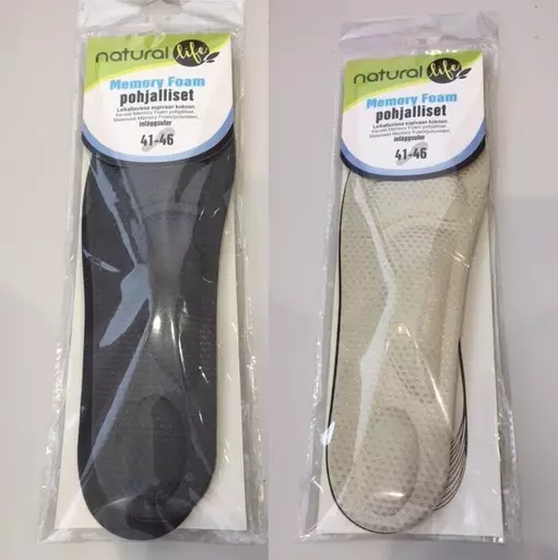 Memery Foam pohjalliset 41-45 - Kenkätarvikkeet - 6438159238861 - 1