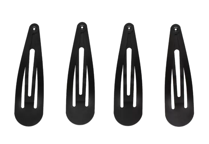 Mineas hiuspinni basic 4kpl musta - Hiuskoristeet - 6410416342351 - 2