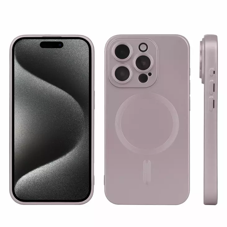 Mobia magsafe suoja iphone 15 pro max, ruusukulta - Apple Suojakuoret - 6430076524461 - 1