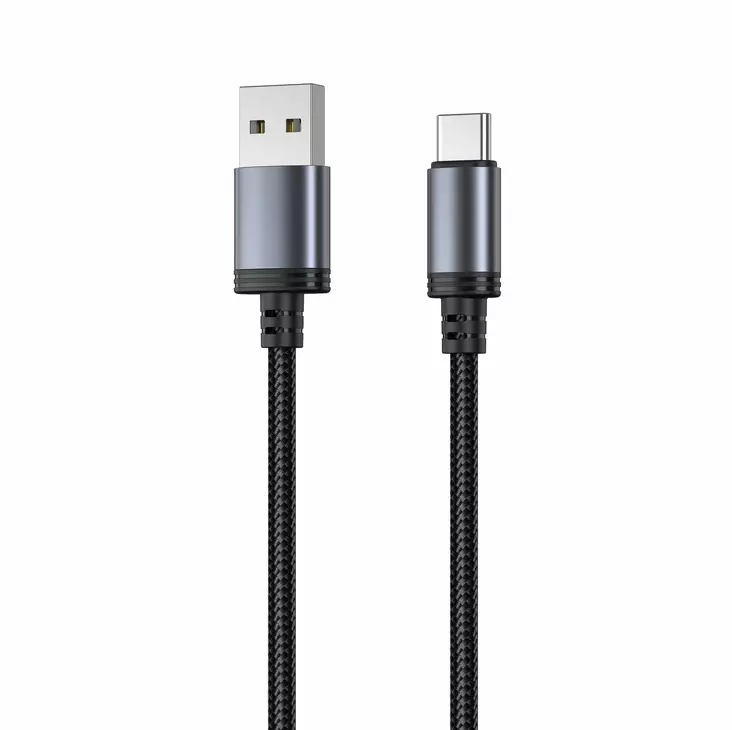 Mobia punottu kaapeli usb-c -> usb-c, 60w, 5 gbps, 0,5m, musta - Puhelintarvikkeet ja laturit - 6430076524171 - 1