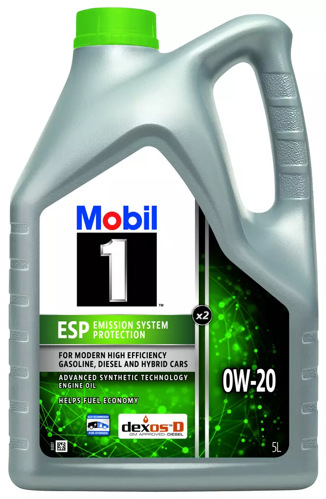 Mobil 1 ESP X2 0W-20W 5 L - Moottoriöljyt - 5407008074081 - 1