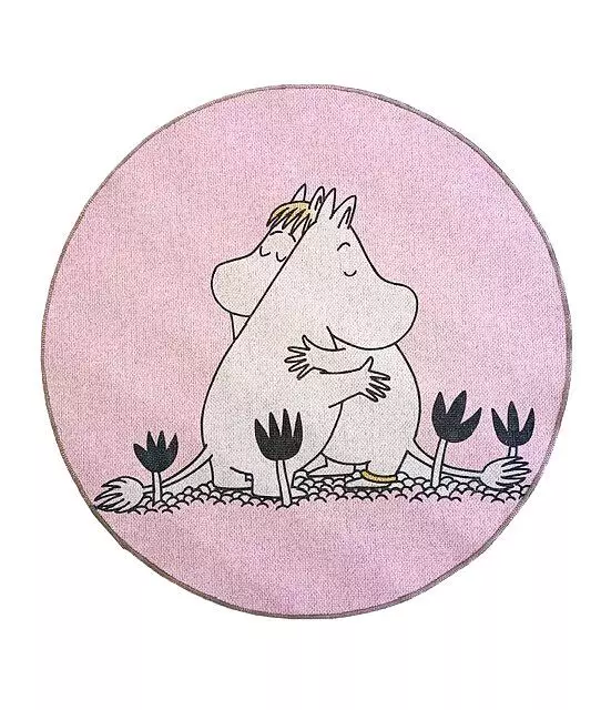 Muumimatto Halaus 80cm pinkki - Käytävämatot - 6430079288391 - 1