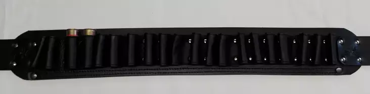 Nahkainen patruunavyö 125cm - Aseet ja maalitaulut - 6419752005401 - 1