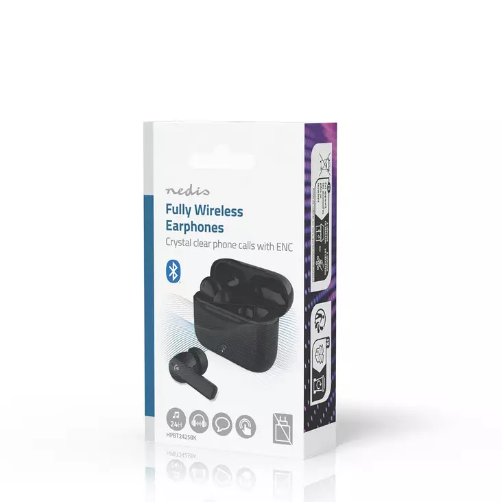 Nedis ENC nappikuulokkeet - Bluetooth kuulokkeet - 5412810450381 - 1