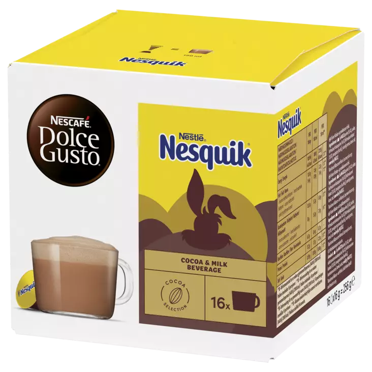 Nescafe Dolce Gusta Nesquik 16kaps/256g - Teet ja kaakaot - 7613033442681 - 1