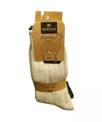 Nordsox alpakka villasukka 41-45 - Miesten sukat - 6438159997041 - 1