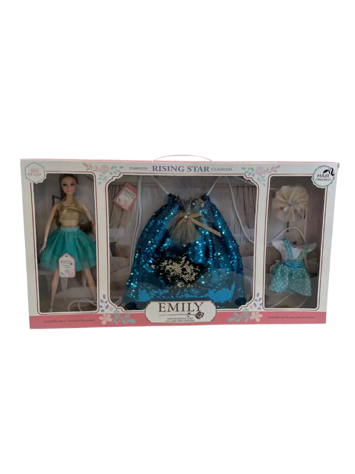 Nukke ja paljettireppu - Nuket ja tarvikkeet - 6438484000911 - 1