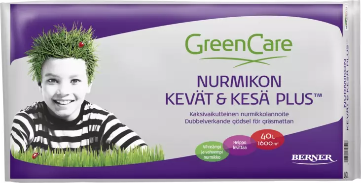 Nurmikon kevät ja kesä + 10L - Puutarhalannoitteet - 6414504723381 - 1