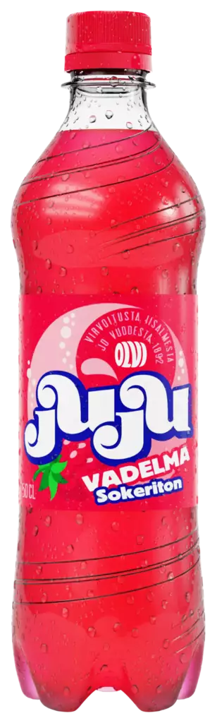 Olvi juju Vadelma sokeriton 0,5l - Virvoitusjuomat ja mixerit - 6419800044161 - 1