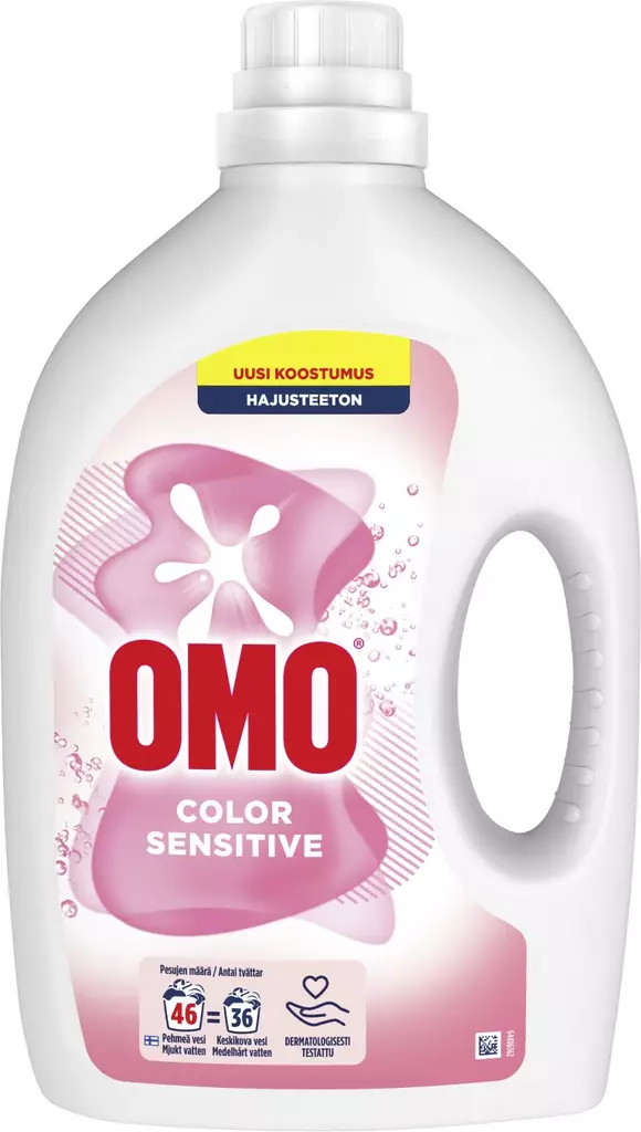 Omo Pyykinpesuneste 1,84L Color Sensitiv - Pyykinpesu- ja huuhteluaineet - 8720181312441 - 1