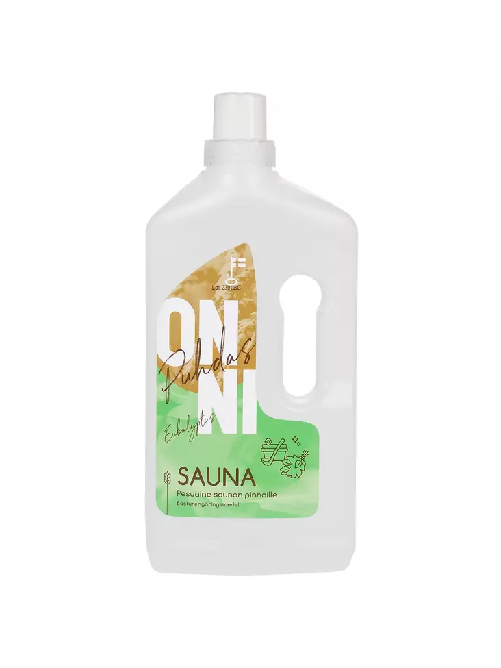 Onni Saunanpesuaine 1L Eukalyptus - Kodin pesuaineet - 6419642035501 - 1