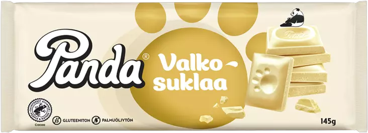 Panda valkosuklaalevy 145g - Suklaat - 6412500002141 - 1