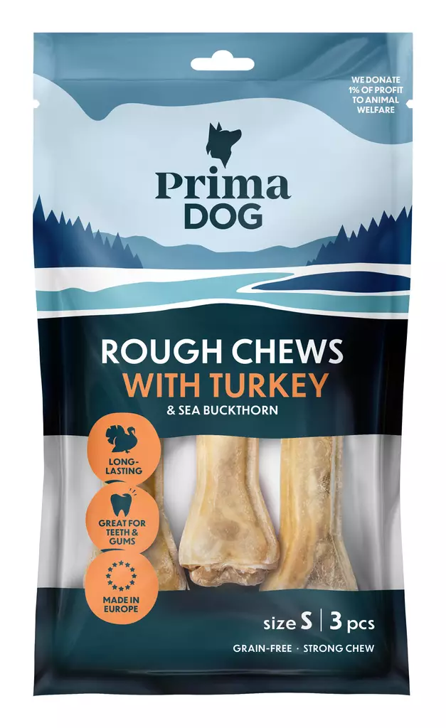 PD Rough Chews Kalkkuna-Tyrni S 105g - Koiran herkut - 6430076894281 - 1