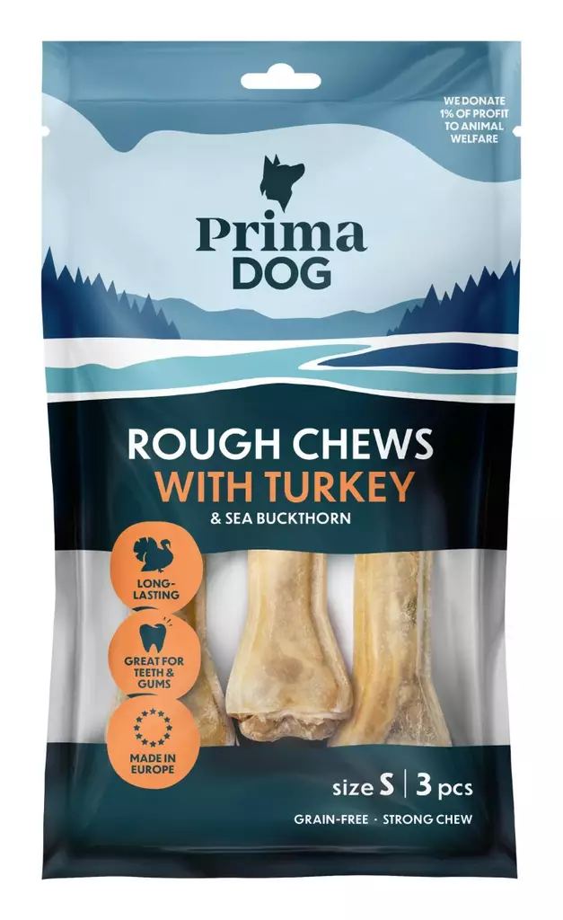 PD Rough Chews Kalkkuna-Tyrni S 105g - Koiran herkut - 6430076894281 - 1
