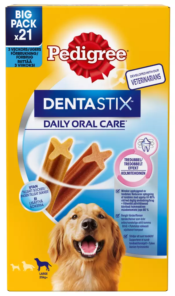 Pedigree Dentastix large 3x270g - Koiran luut - 5010394006781 - 1