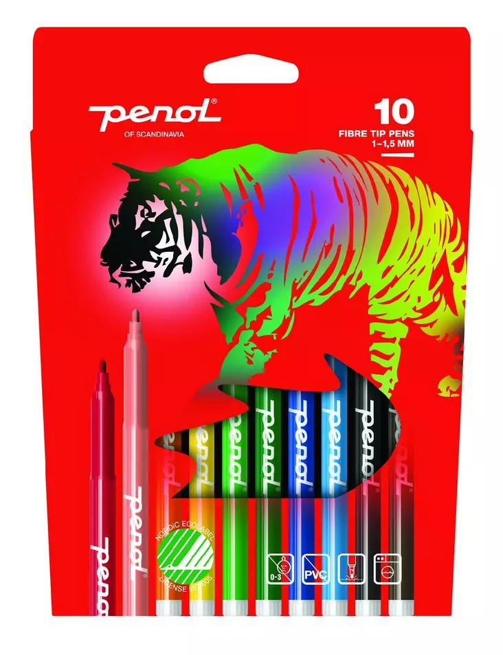 Penol Standard 10kpl huopakynät - Tussit, kuitukynät ja korostuskynät - 5701113001001 - 1