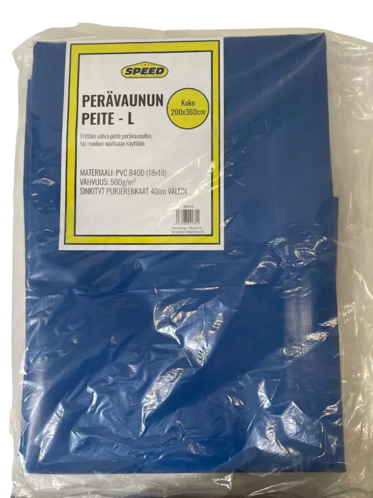 Perävaunun pressu 2x3,6m - Suojapeitteet ja pressut - 6438168099811 - 1