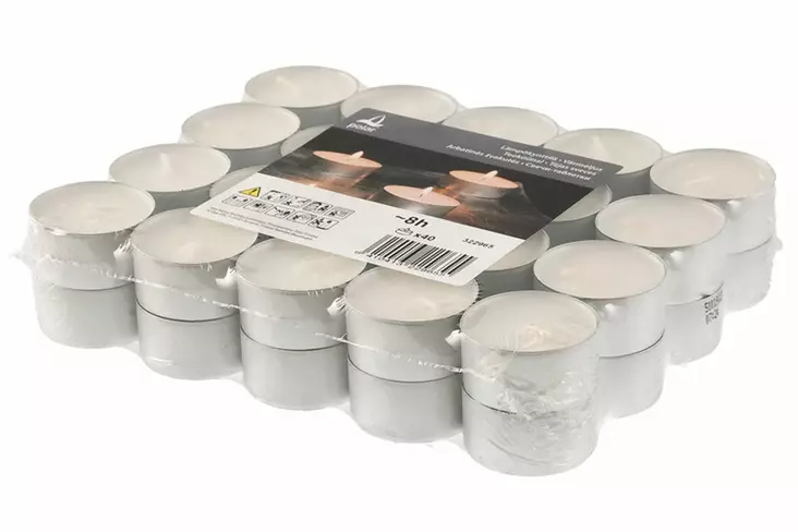 Polar lämpökynttilä 40kpl 8h - Lämpökynttilät - 6410413334571 - 1