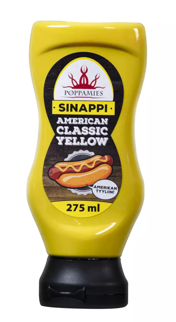 Poppamies american classic sinappi 275g - Ketsupit ja sinapit - 6430034014621 - 1