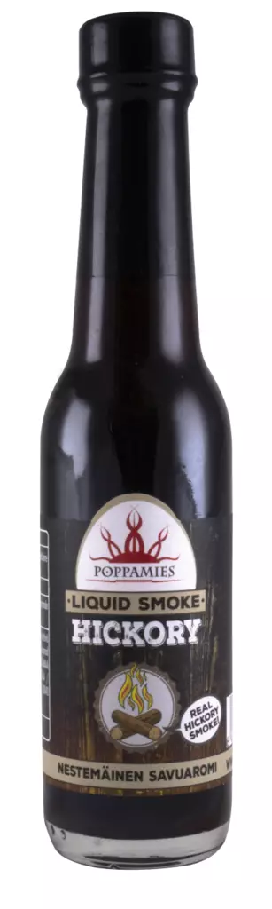 Poppamies Liquid Smoke savuaromi 57ml - Majoneesit,maustekastikkeet ja tahnat - 6430034012191 - 1