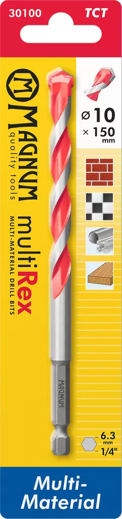 Poranterä MultiRex 10/150mm - Metalliporanterät - 6418868301001 - 1