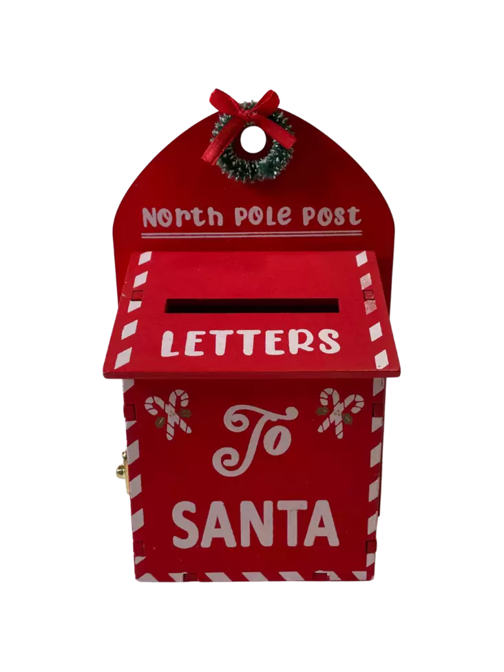 Postilaatikko Santa - Joulukoristeet - 8721037163071 - 1