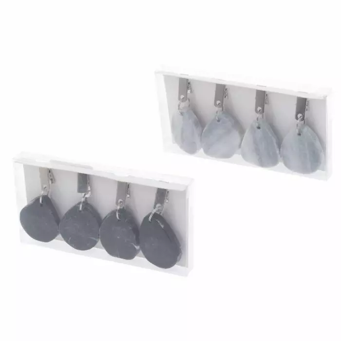 Pöytäliinan tuulipaino 4kpl marmori - Pöytäliinat, tabletit ja esiliinat - 6410412884961 - 1