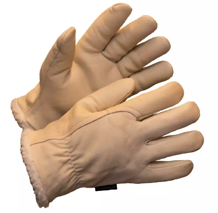 PROGLO Työsormikas,naudannappa, teddyvuori, Koko 11 - Työkäsineet - 6419746116731 - 2