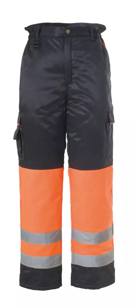 Protect MO925 vuorellinen oranssi-musta huomio-työhousu /58 - Työhousut - 6419746109931 - 1