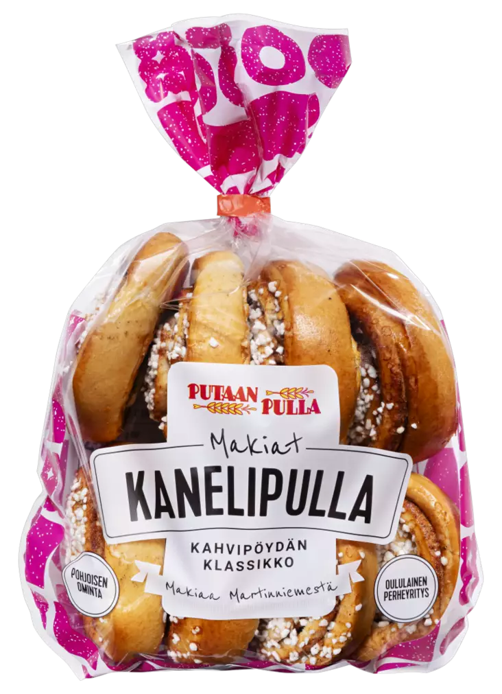 PutaanPulla Kanelipulla 8kpl/400g - Elintarvikkeet - 6411090042261 - 1