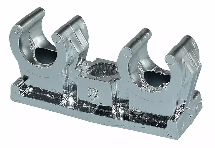 Putkipidin 12 mm 2-os. kromattu - Putkipitimet - 6438140055361 - 1