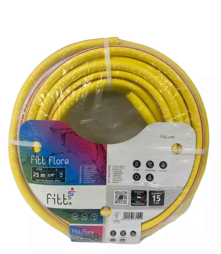 Puutarhaletku flora 5/8" 25m kiertymätön - Puutarhaletkut - 8011963771151 - 1