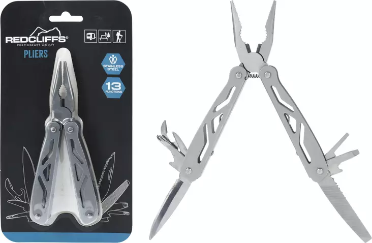 REDCLIFFS Monitoimityökalu 13-os. 16cm - Muut retkeilyvälineet - 8720573976251 - 1