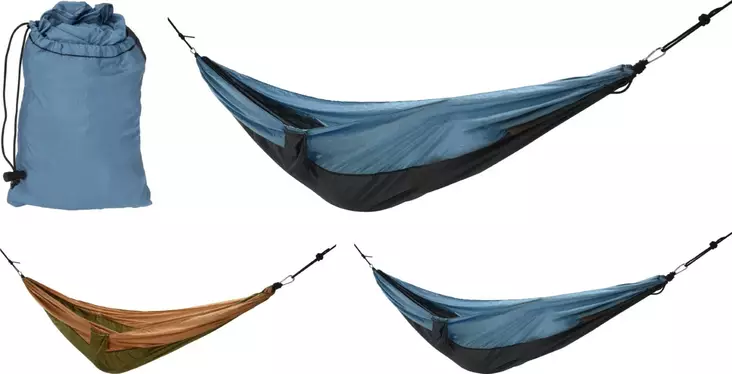 Retki-riippumatto Nylon 270x140cm - Teltat ja retkimajoitus - 8721037383851 - 1