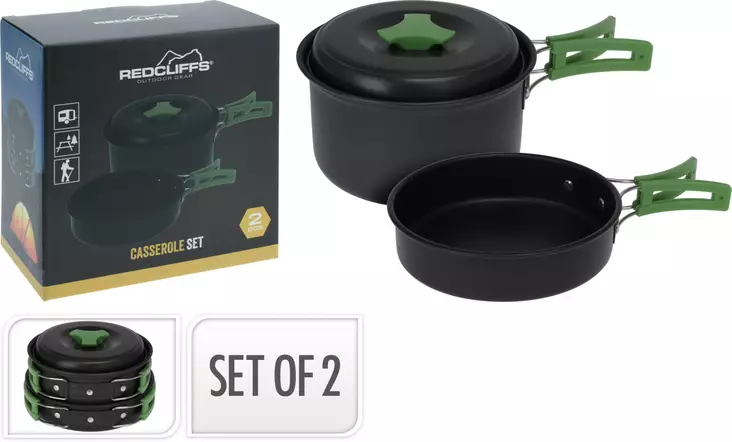 Retkikattilasetti 2-osainen - Kattilat,kasarit ja padat - 8720573913591 - 1