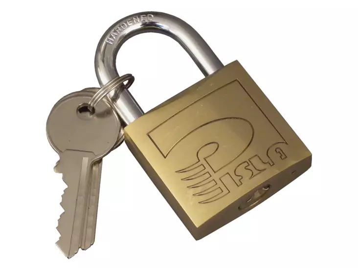 Riippulukko 30mm messinki - Lukot,lukitus ja nivelsalvat - 6414671041721 - 1