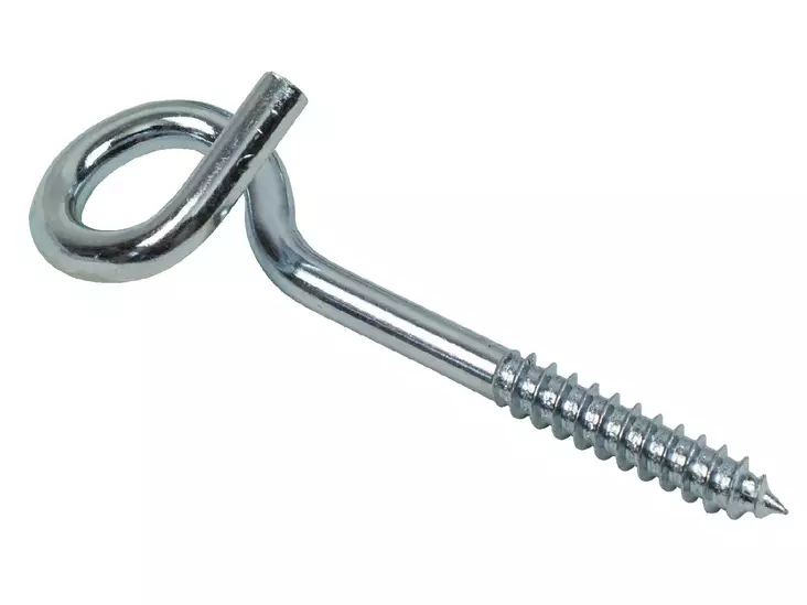 Ripustuskoukku 6x100mm 2kpl teräs/sinkitty - Koukut ja naulakot - 6414672011181 - 1