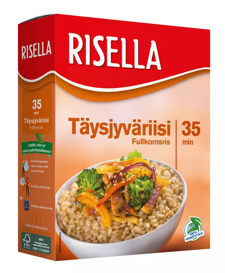 Risella Täysjyväriisi 1kg - Riisit - 8410184010641 - 1