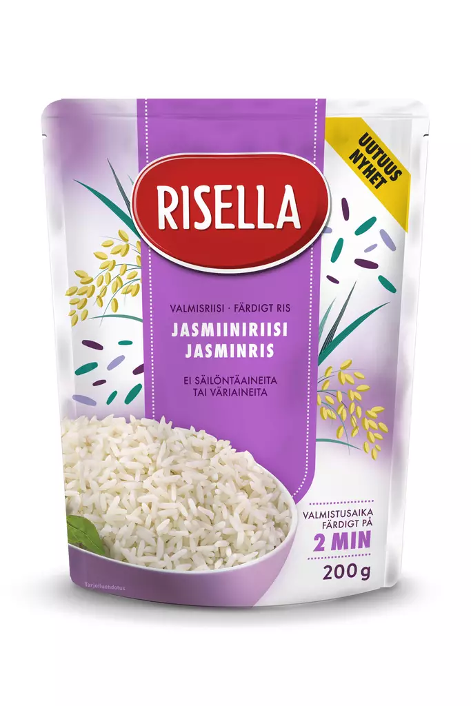 Risella valmisriisi jasmiini 200g - Pastat, riisit ja jauhot - 8410184038751 - 1